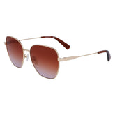 Longchamp Gold Metal Sunglasses -  Jewellery, Women -  Longchamp.